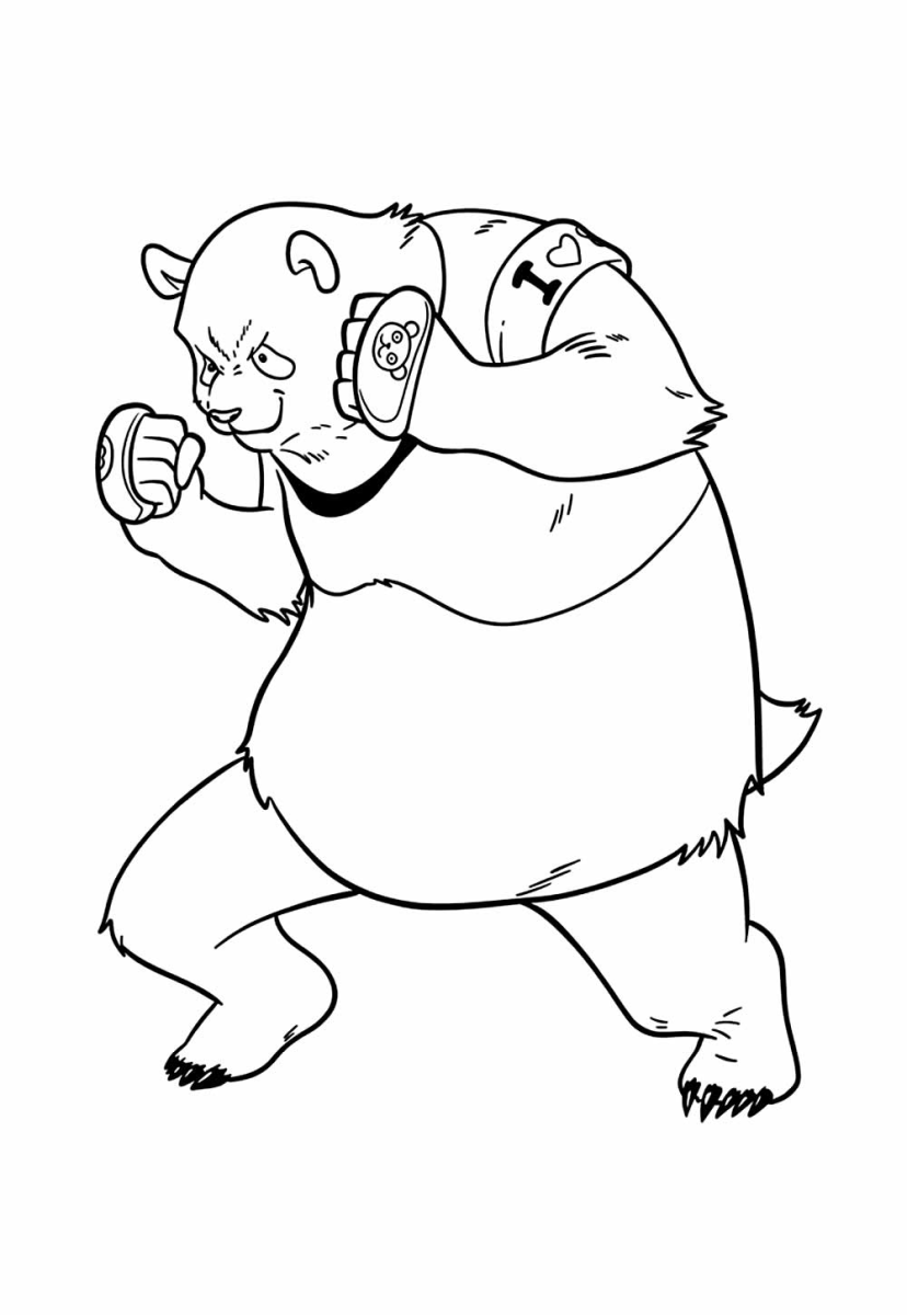 Panda Pronto para o Combate em Jujutsu Kaisen