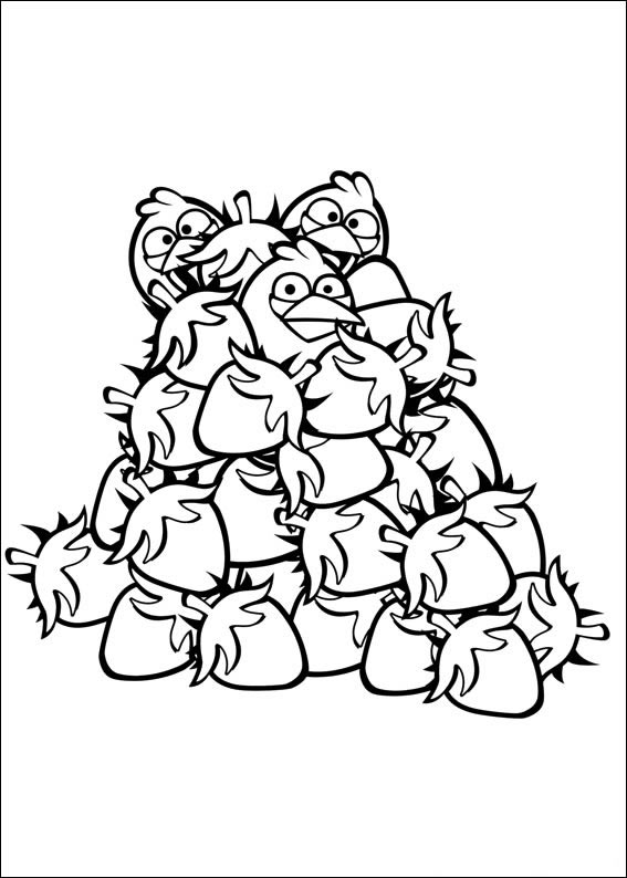 Pássaros Empilhados: Uma Cena de Angry Birds
