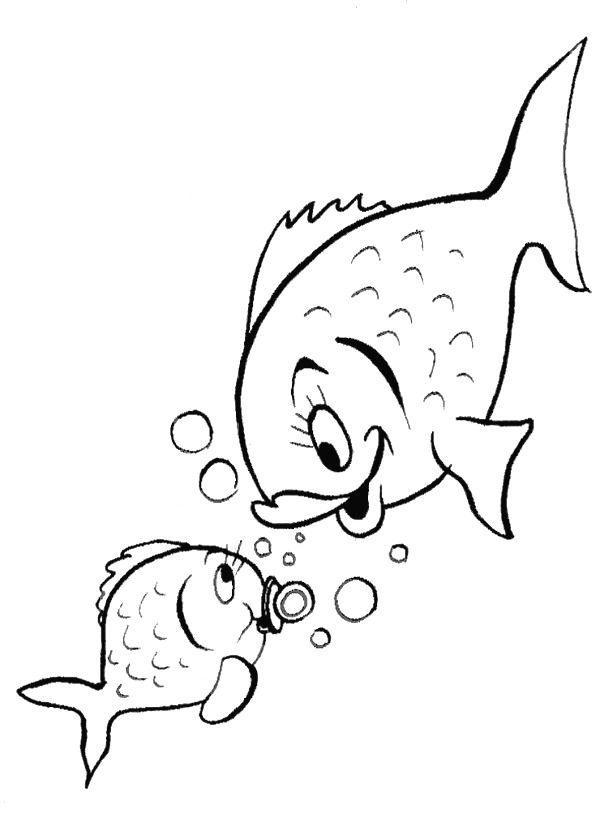 Peixes Felizes em um Encontro Subaquático