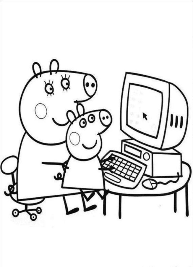 Peppa Pig e Mamãe no Mundo Digital!