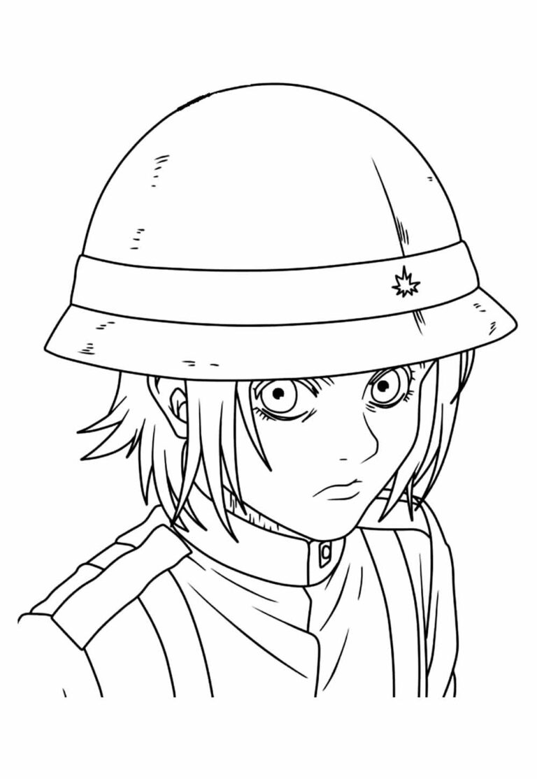 Personagem de Anime Pronto para Ação