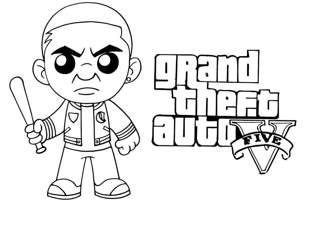 Entre na Ação: Personagem de GTA 5 Espera por Cores