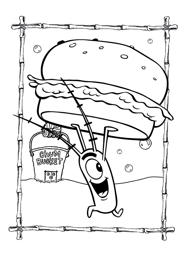 Plankton em Uma Aventura com Hambúrguer