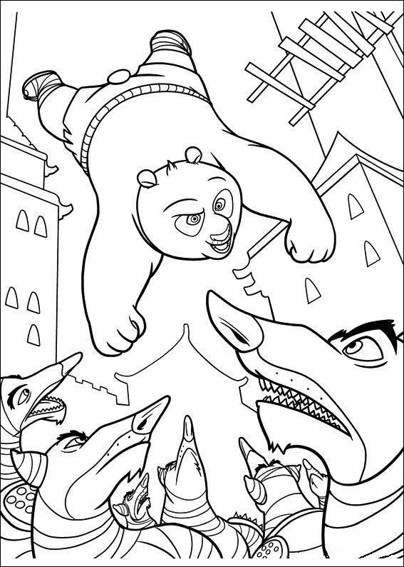 Po em Ação: Salto Corajoso em Kung Fu Panda