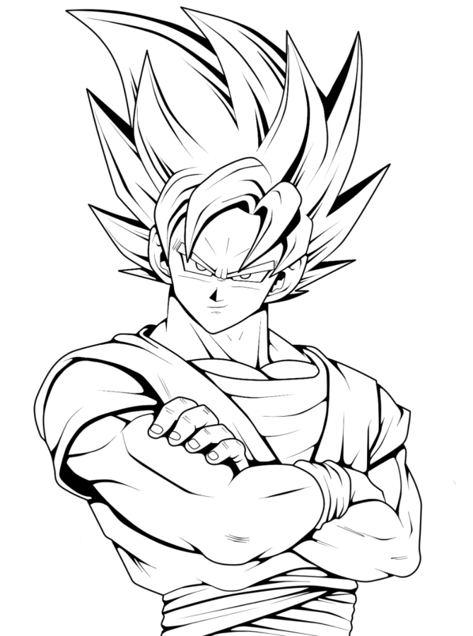 Poder e Determinação de Goku em Super Saiyajin