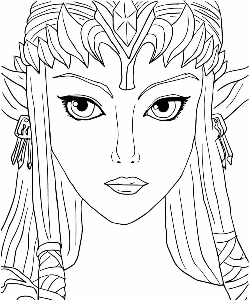 A Princesa Zelda em Detalhe