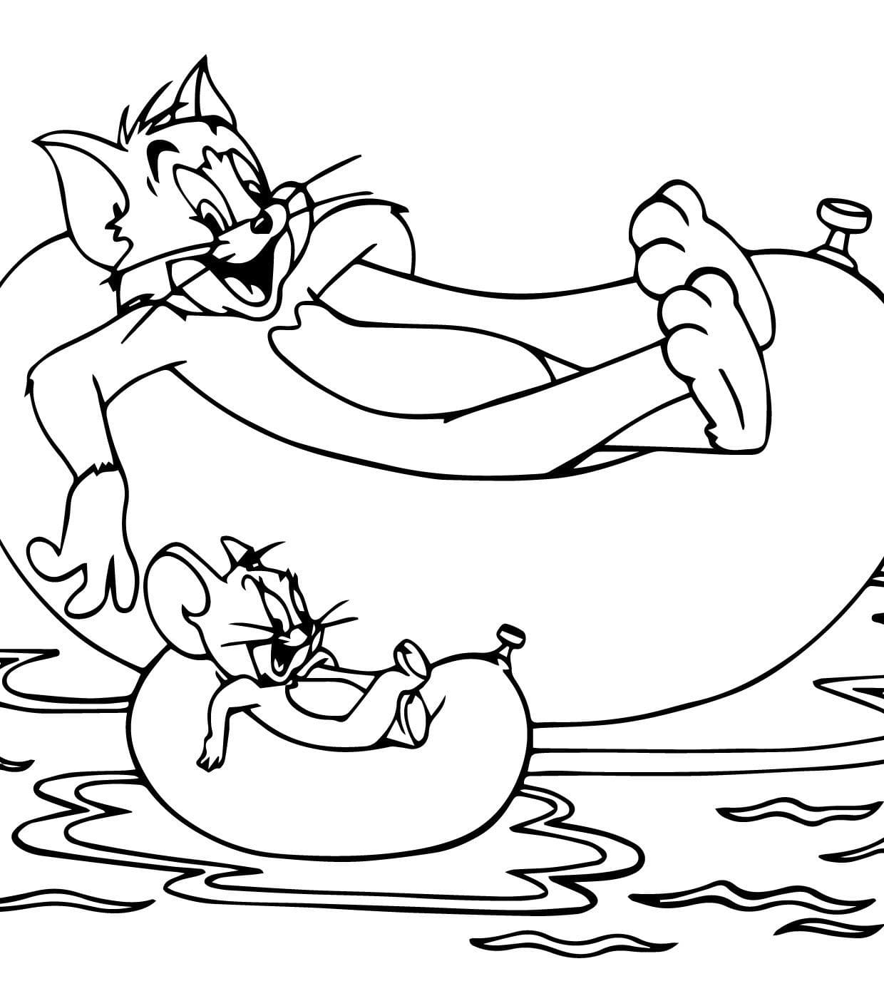 Relaxando com Tom e Jerry