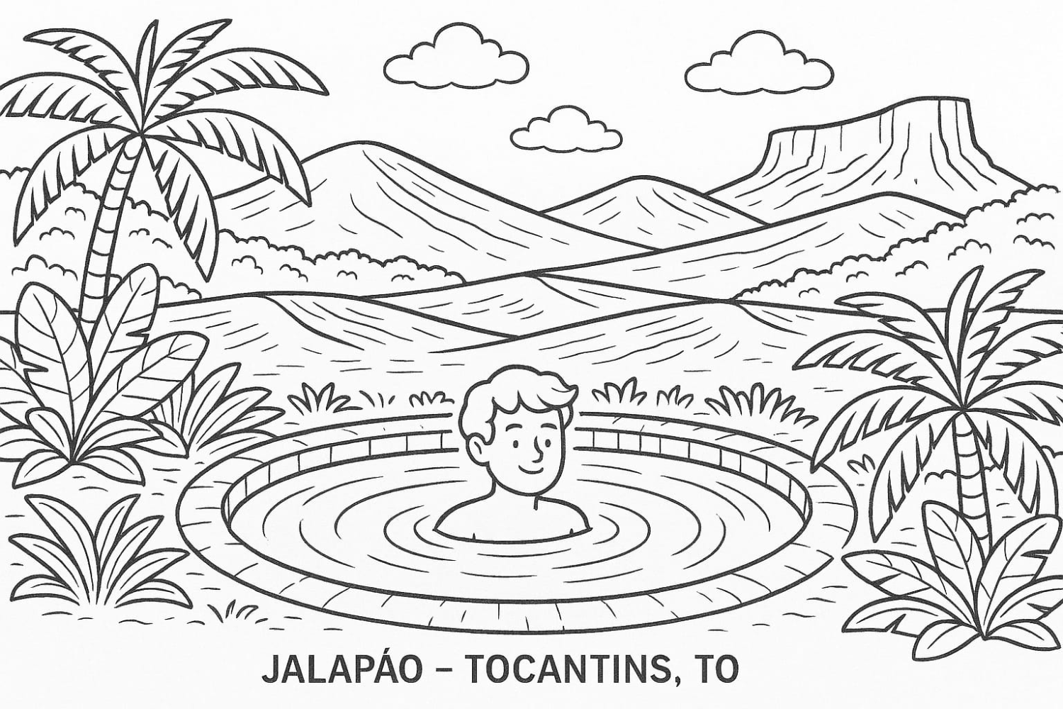 Relaxando no Jalapão
