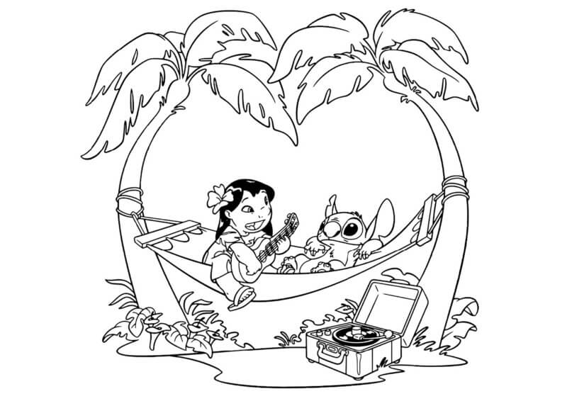 Relaxe com Lilo e Stitch ao Som do Havaí
