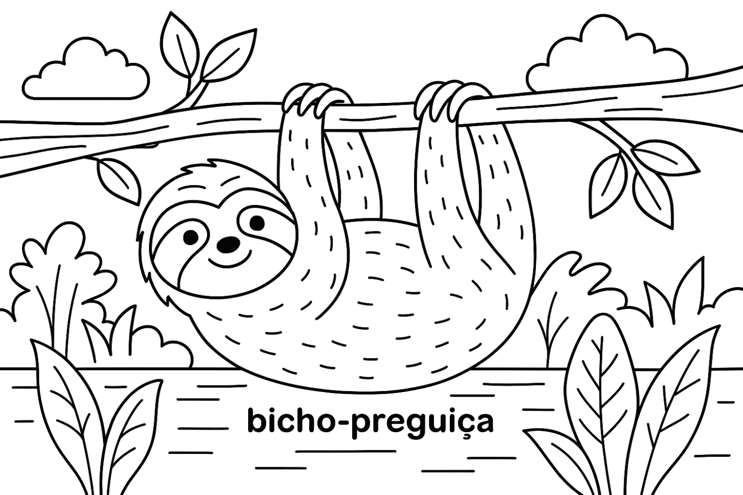 Relaxe com o Bicho-Preguiça