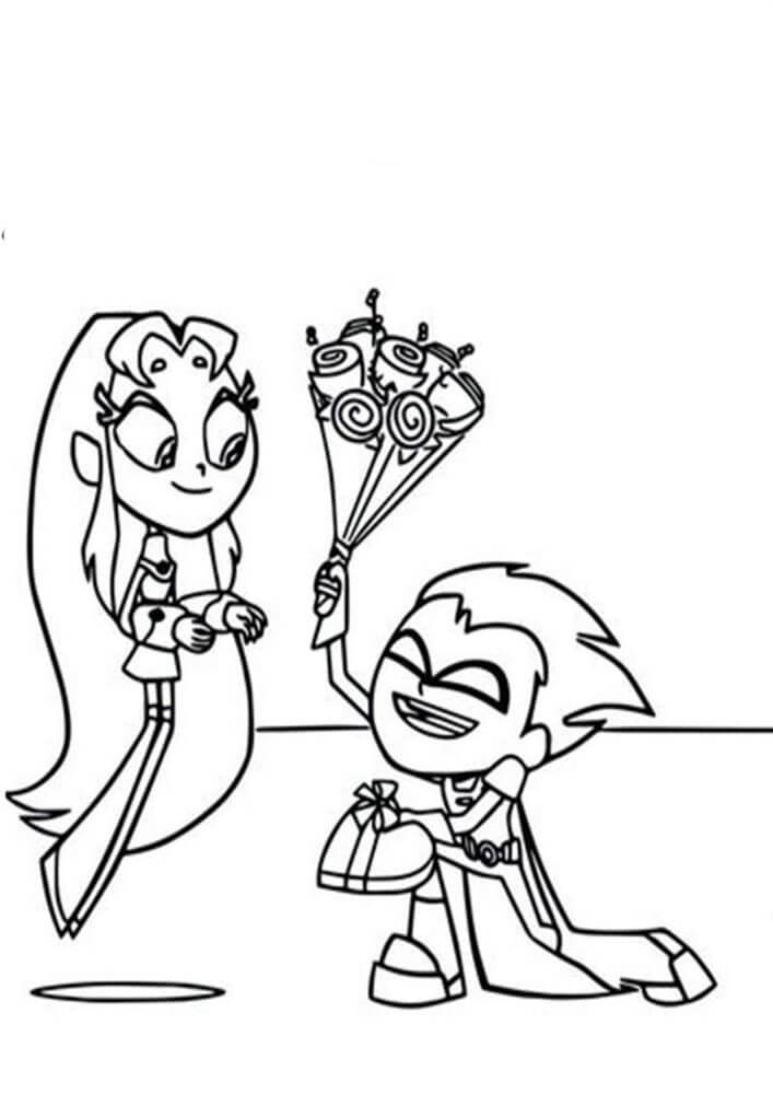 Romance dos Jovens Titãs: Momento de Carinho