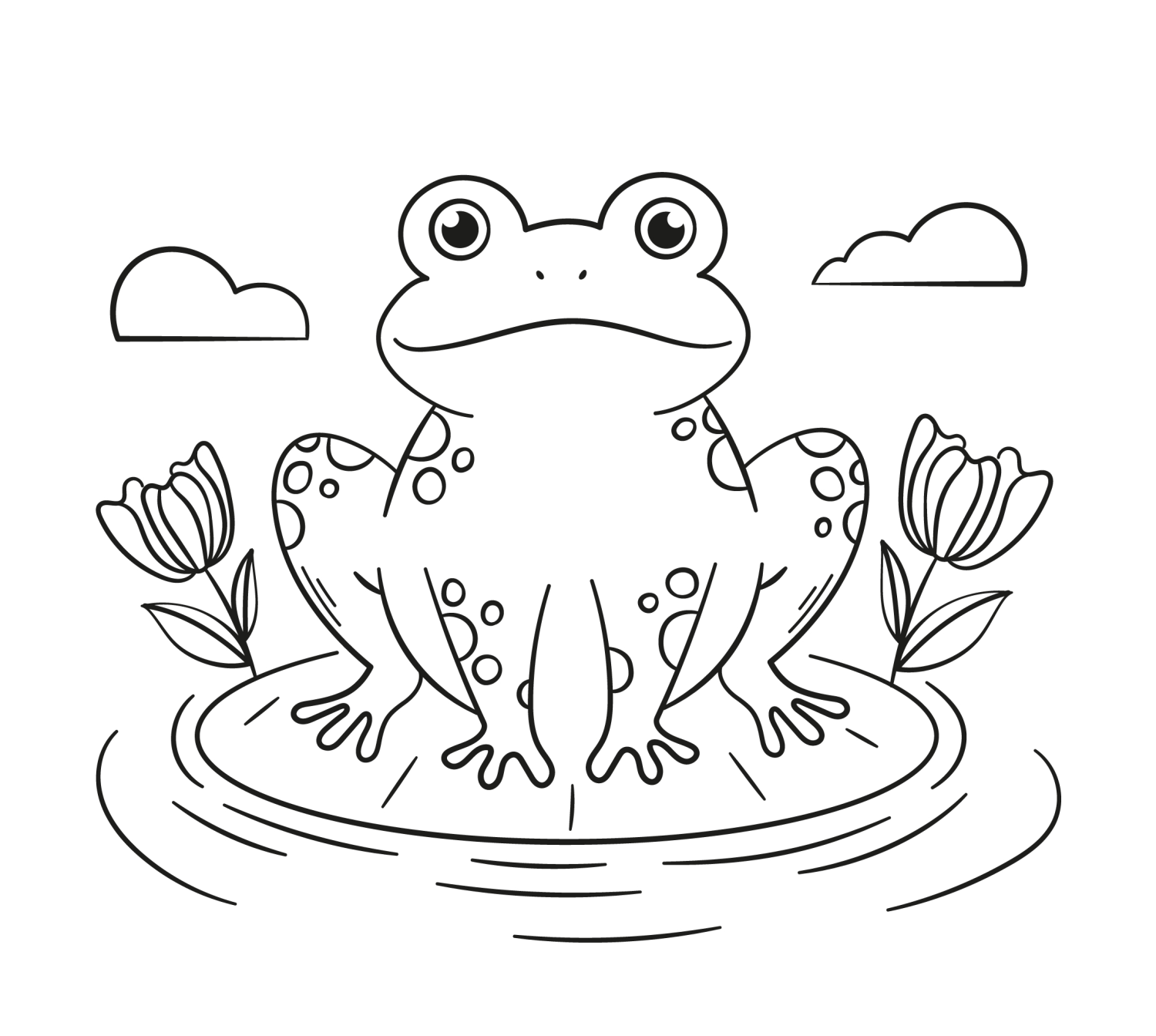 Sapo Sereno na Lagoa