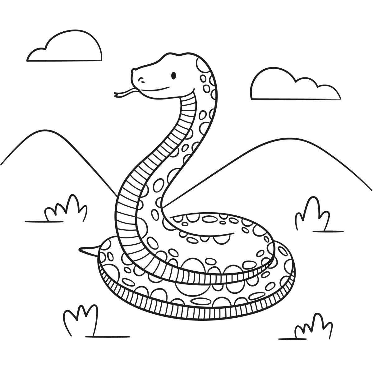 Serpente Encantadora no Campo