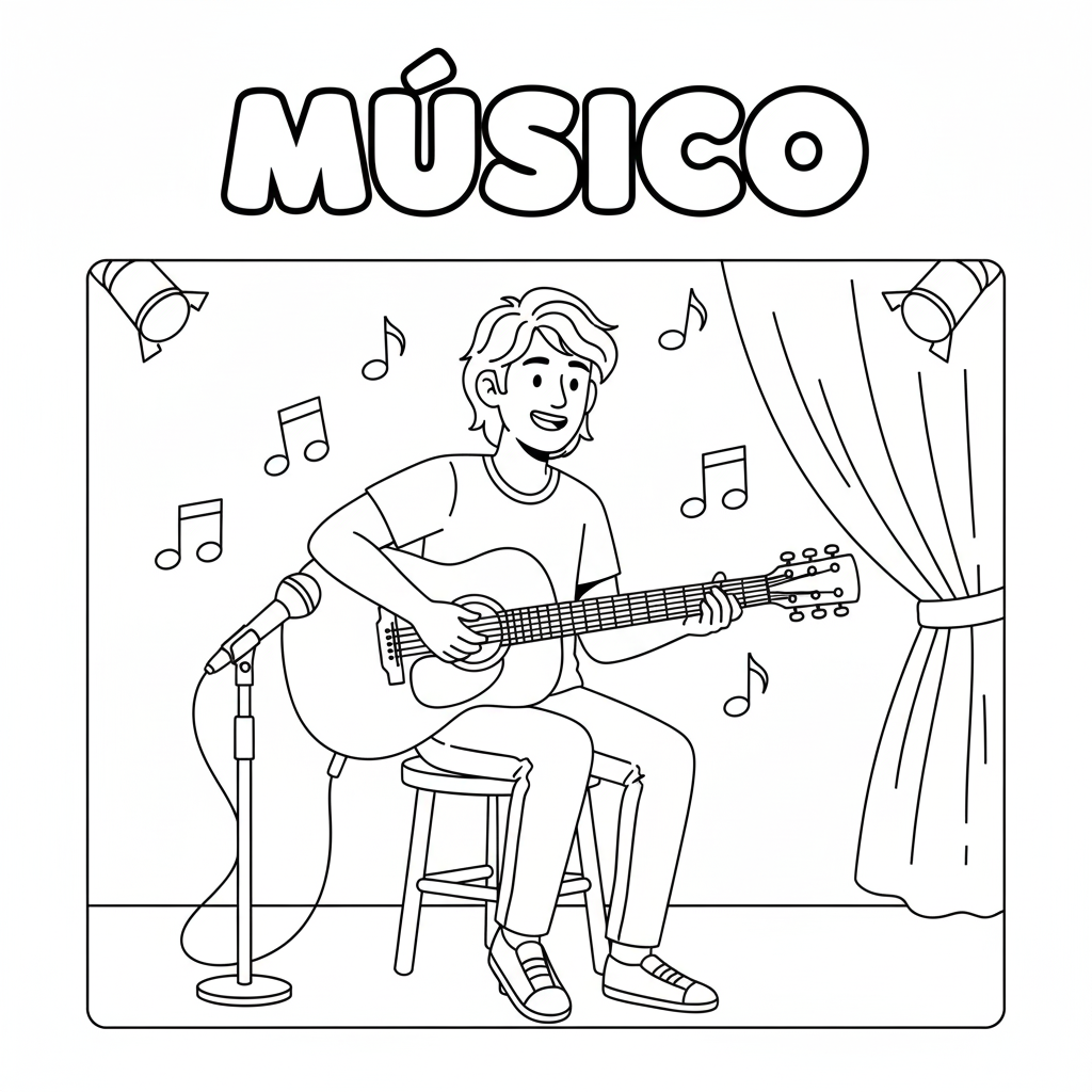 O Show do Músico: Cores e Acordes