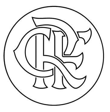 Silhueta do Emblema do Flamengo