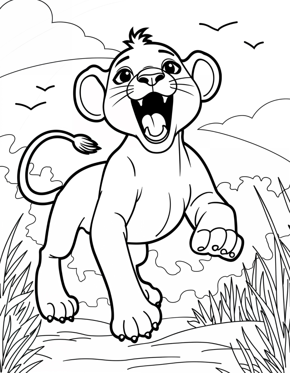Explore a Savannah Adventure with Simba
