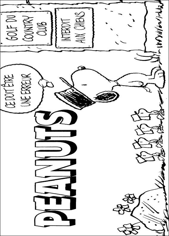 Snoopy no Campo de Golfe