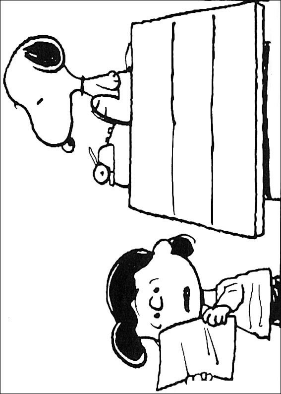 Snoopy e Lucy em Ação Criativa