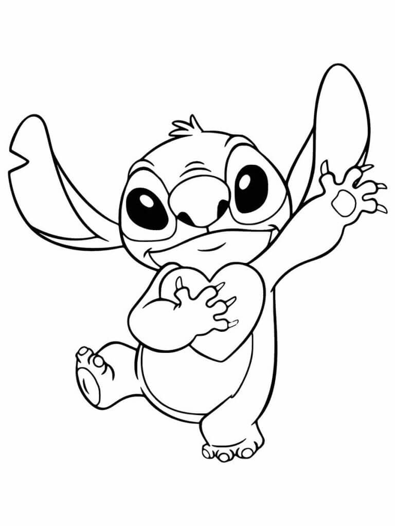 Stitch Encanta com Seu Abraço