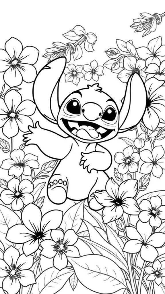 Stitch Explora o Jardim Encantado