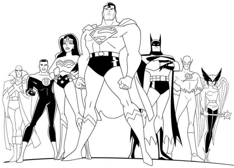 Super-Heróis Icônicos da Liga da Justiça