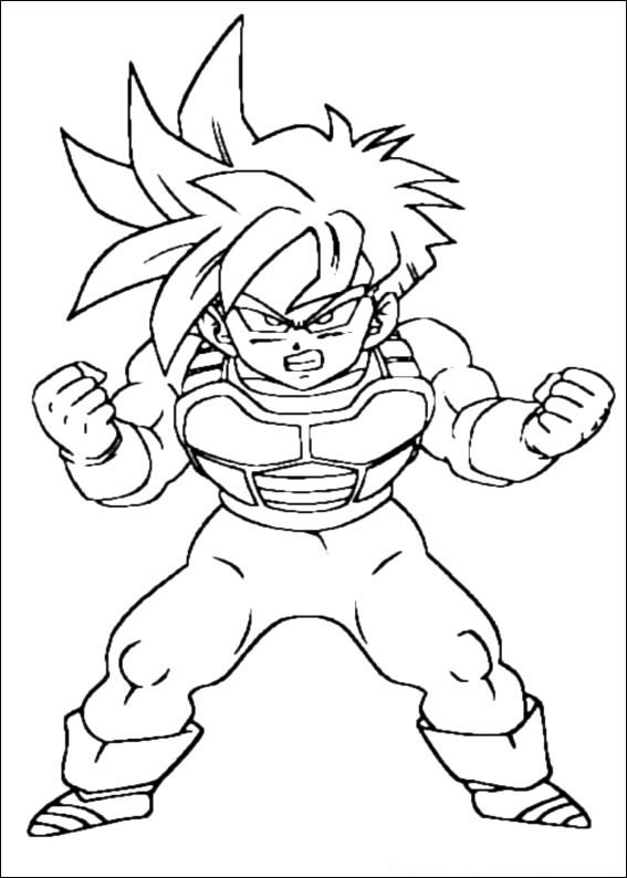Super Sayajin no Centro da Ação