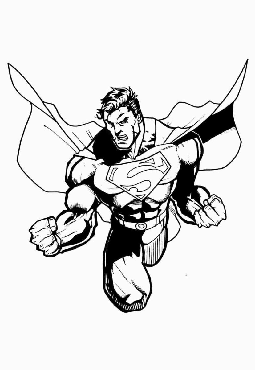 Superman: O Incrível Herói Pronto para Colorir