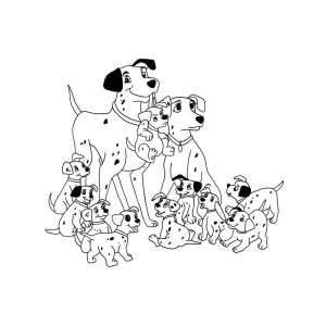 A Alegre Família de Dálmatas
