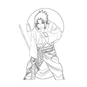 A Arte do Sharingan: Uma Jornada Visual com Sasuke