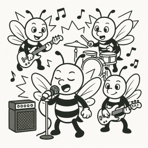A Banda das Abelhas em Ação