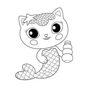 A Charmosa Gatinha Sereia
