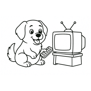 A Hora da TV do Cachorrinho Encantador