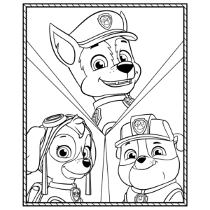 A Hora de Colorir com a Patrulha Canina!