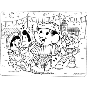 A Magia da Turma da Mônica na Festa Junina