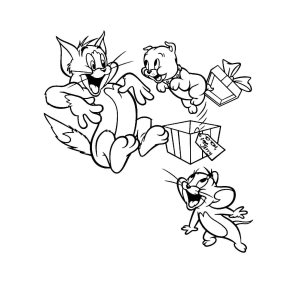 A Surpresa de Aniversário de Tom e Jerry