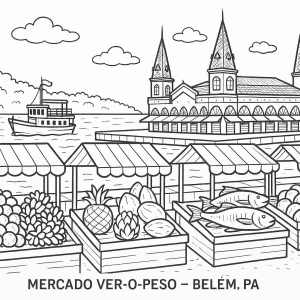 A Vibrante Cena do Mercado Ver-o-Peso