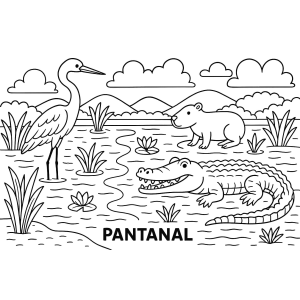A Vida Selvagem do Pantanal