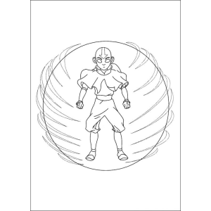 Aang em Ação: O Avatar em Harmonia com os Elementos