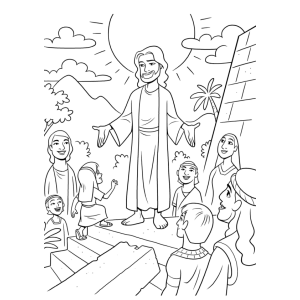 Abraçando Jesus: Uma Cena de Paz
