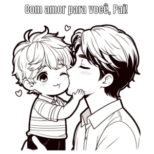 Abraço Aconchegante de Dia dos Pais