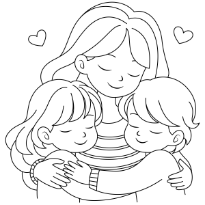 Abraço Afetuoso no Dia das Mães