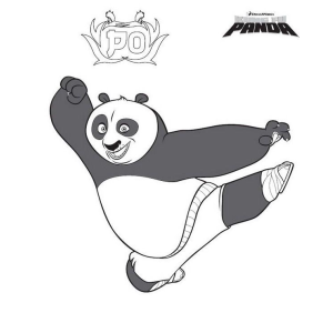 Ação e Cor com Po, o Guerreiro Dragão!
