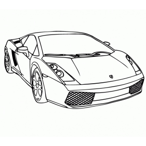 Acelere com Estilo: Lamborghini para Colorir