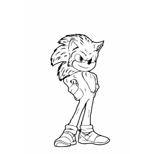 Acelere com Sonic para Colorir