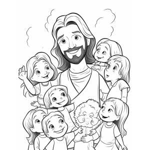 Aconchego Divino: Jesus e as Crianças