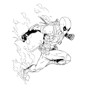 A Agilidade de Deadpool em Ação