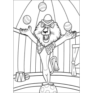 Alex no Circo: Um Espetáculo de Madagascar