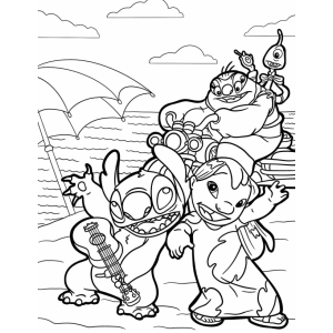 Aloha com Lilo e Stitch
