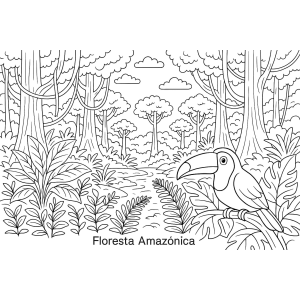 Amazônia em Preto e Branco: Paraíso de Cores