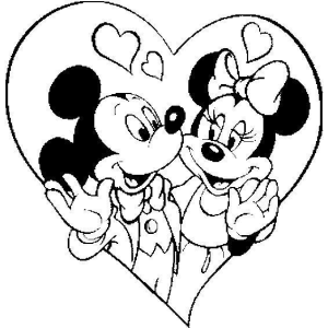 Amor Disney: Mickey e Minnie em Cores